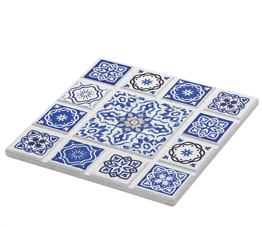 Untersetzer Blume 16cm Keramik Agadir