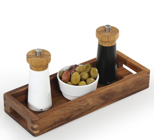 Serviertablett 40x15 Akazie Holzkollektion