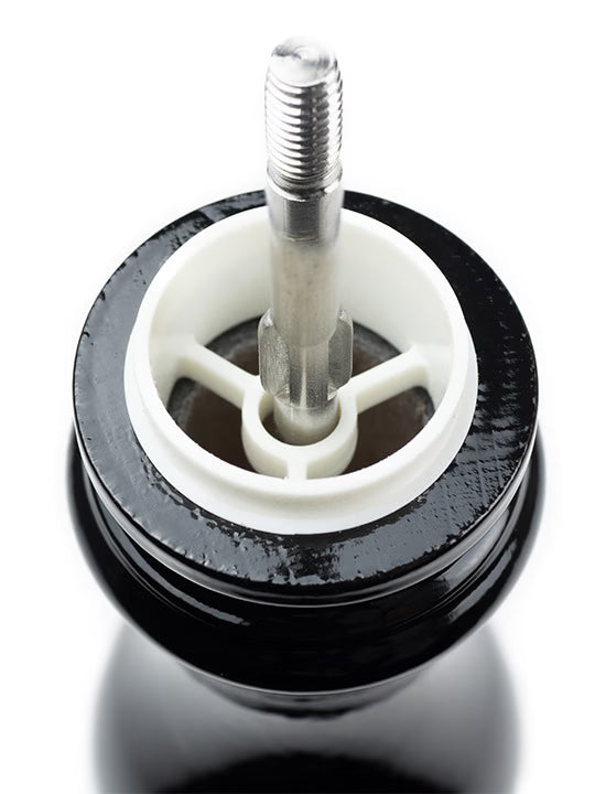 Salzmühle 12cm schwarz Paris