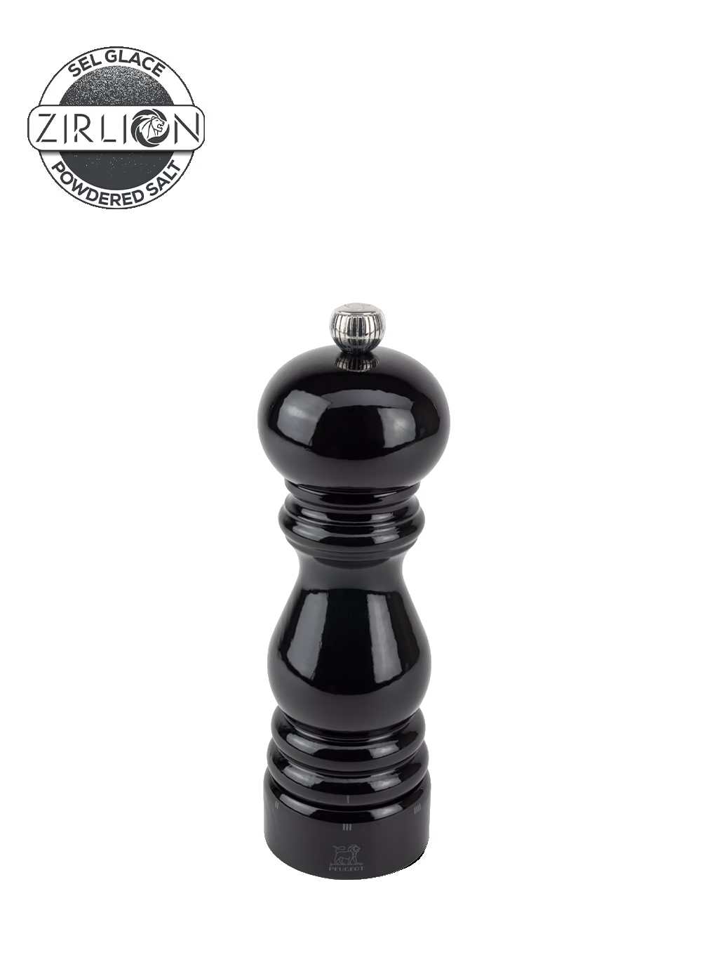 Salzmühle 18cm schwarz Paris (1)