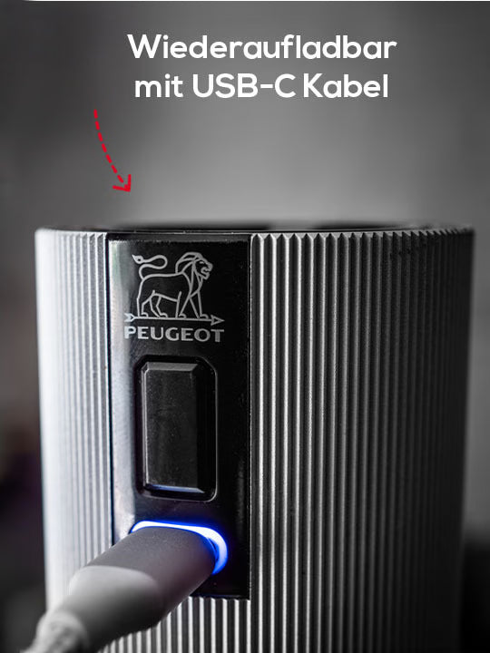 Salzmühle 15cm elektrisch Alu Carbon Line