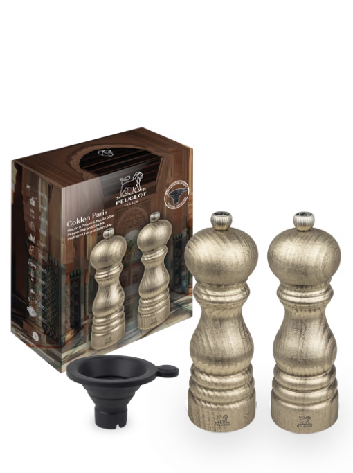 Pfeffermühle und Salzmühle Duot 18 Golden Paris
