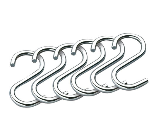 S-Haken Parma chrom 6er Küchenhelfer Parma