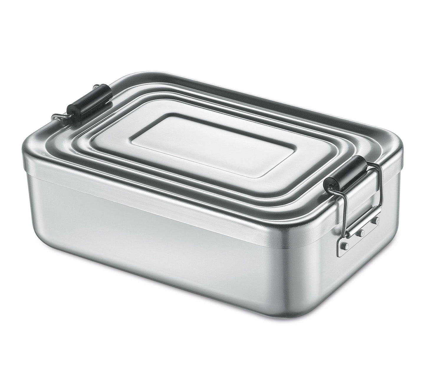 Lunchbox Alu 12x18 silber