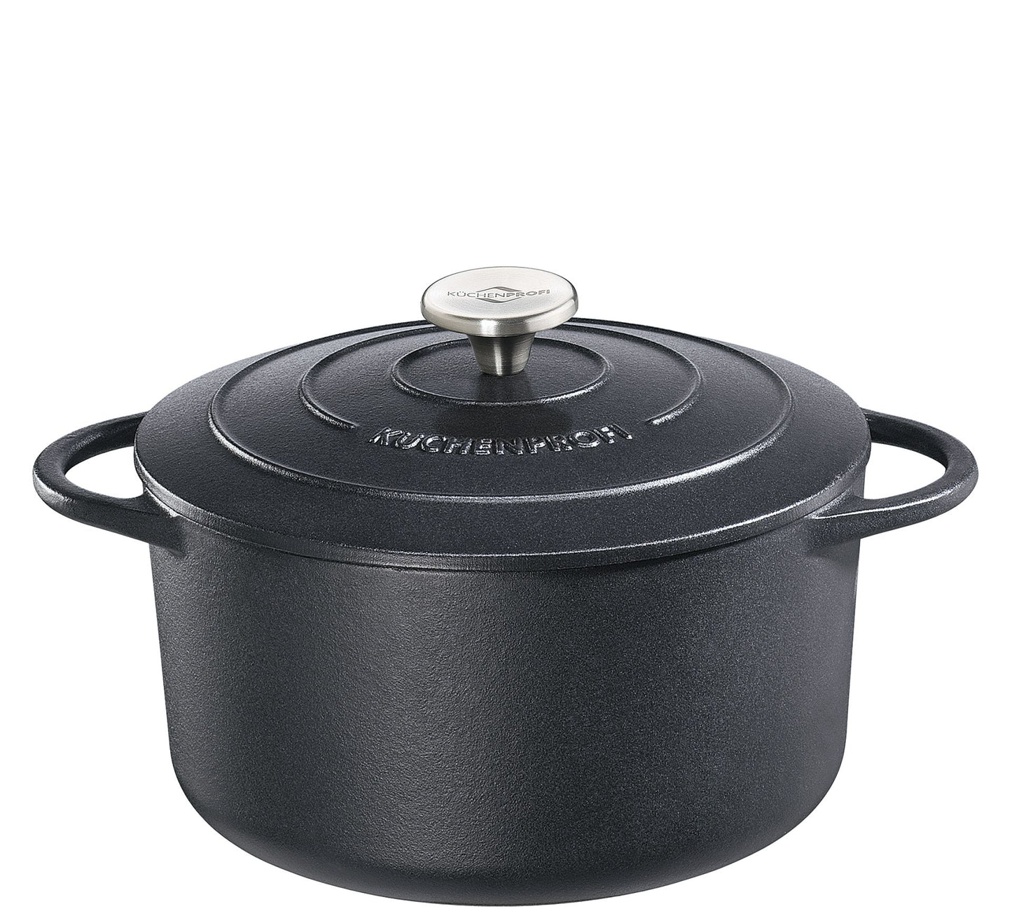 Bratentopf Provence rund 24 schwarz