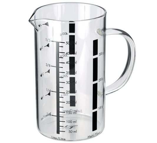Messbecher Glas 0,5l Küchenhelfer