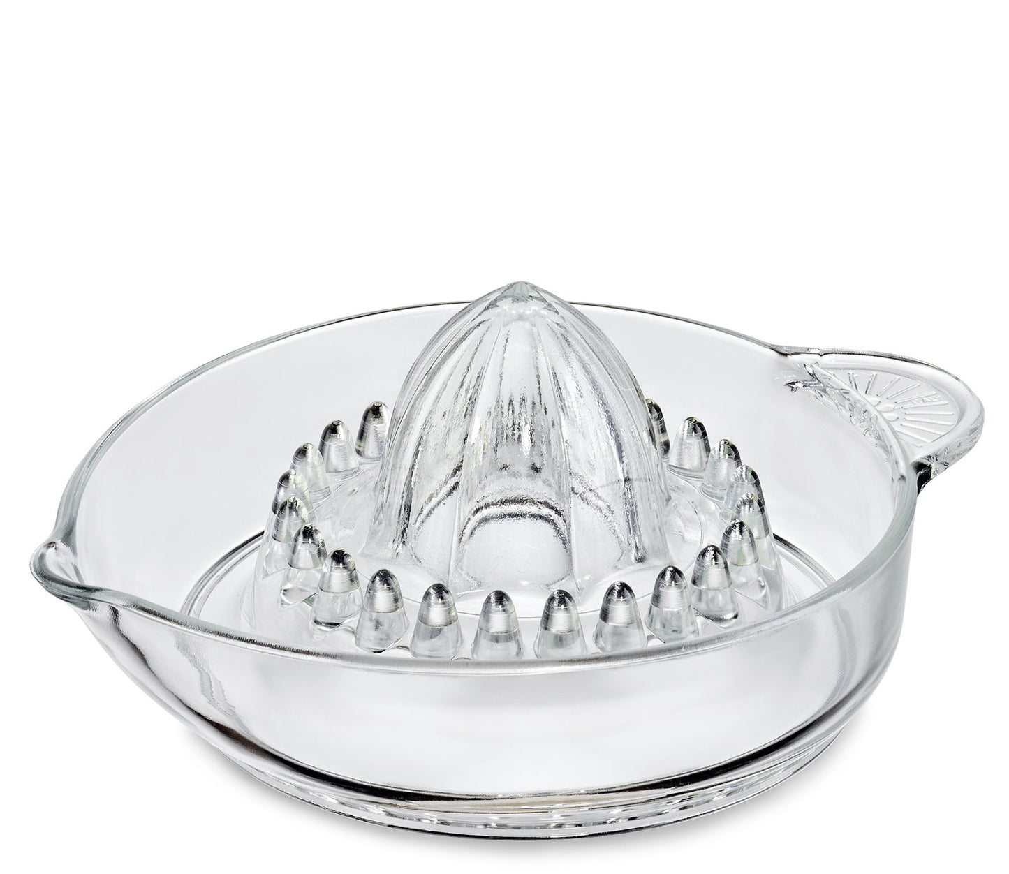 Zitruspresse 15cm rund Glas Küchenhelfer