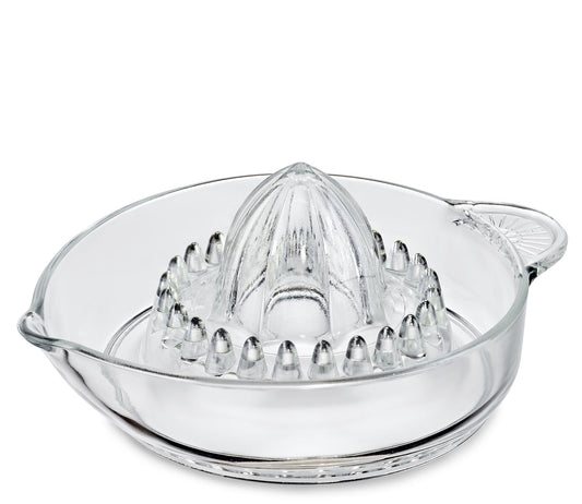 Zitruspresse 15cm rund Glas Küchenhelfer