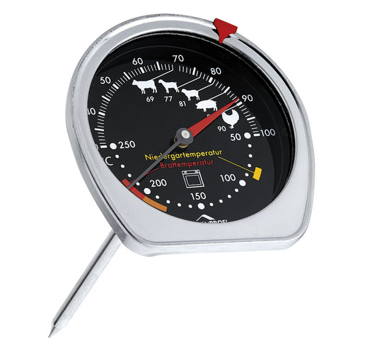 Braten-/Ofenthermometer, schwarz Thermometer