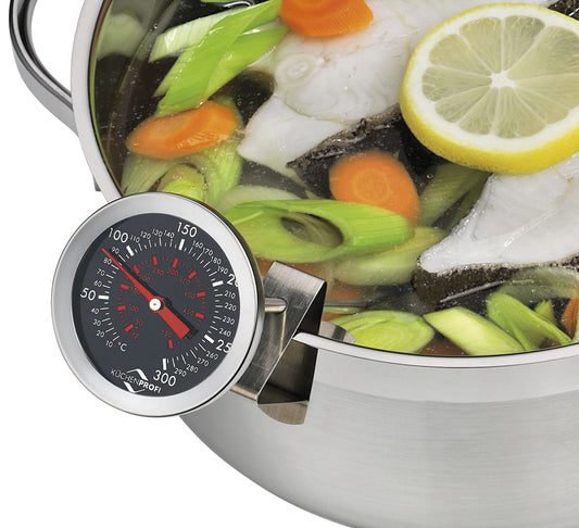 Frittier-Thermometer, schwarz