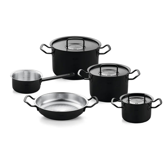 Topfset 5tlg mit Metalldeckel Shadow Line Original-Profi Collection