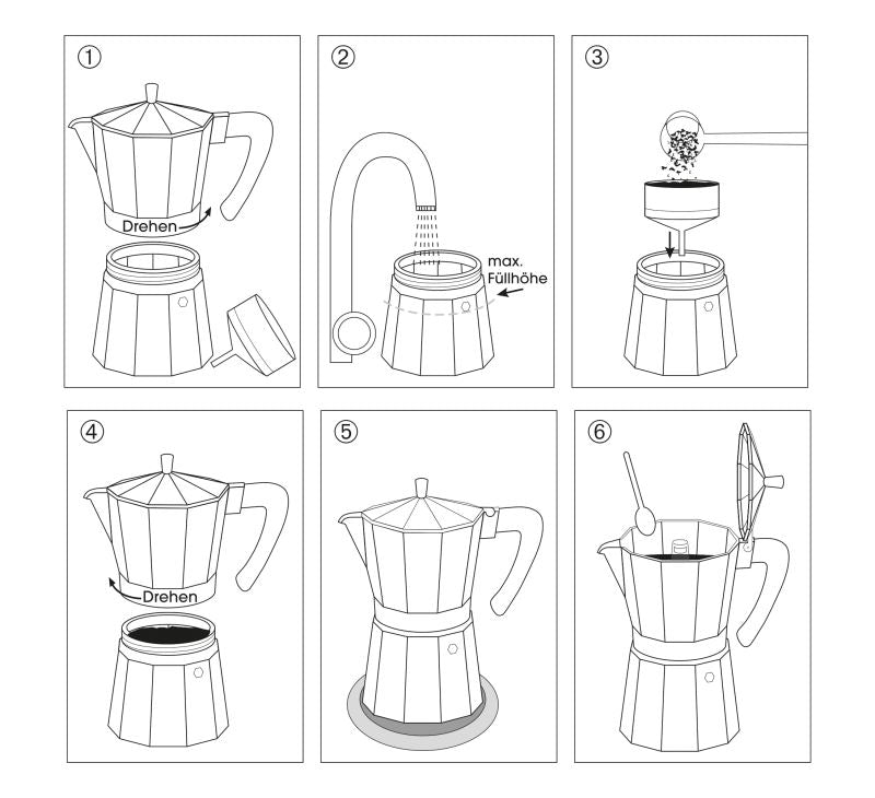 Espressokocher 3T Natura