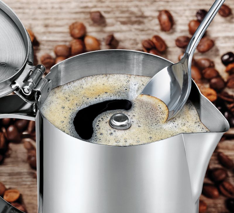 Espressokocher 4T Aida poliert