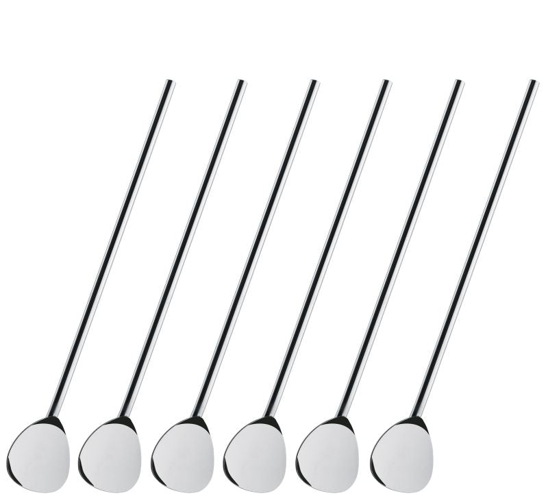 Cocktaillöffel m Trinkhalm 6tl Cilio