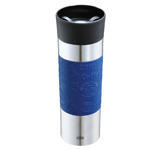 Isolierbecher 500ml blau Edelstahl Viaggio