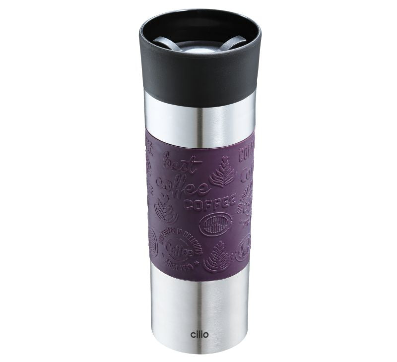 Isobecher 500ml lila Edelstahl Viaggio