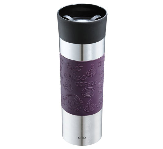 Isobecher 500ml lila Edelstahl Viaggio