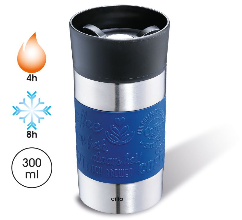 Isolierbecher 0,3l blau Viaggio