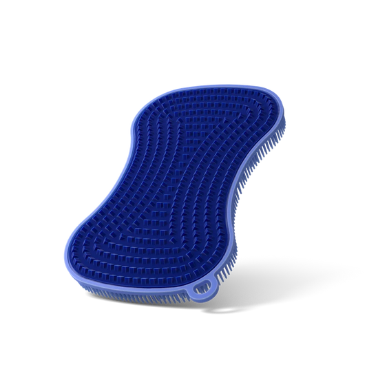 Scrubby hellblau/dunkelblau