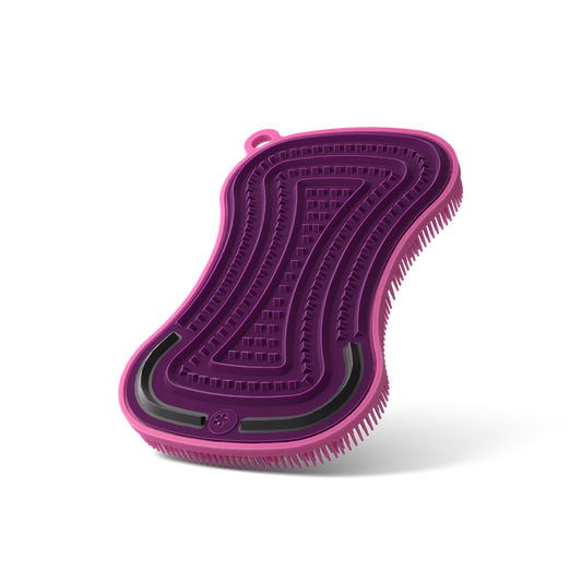 Scrubby plus pink/lila