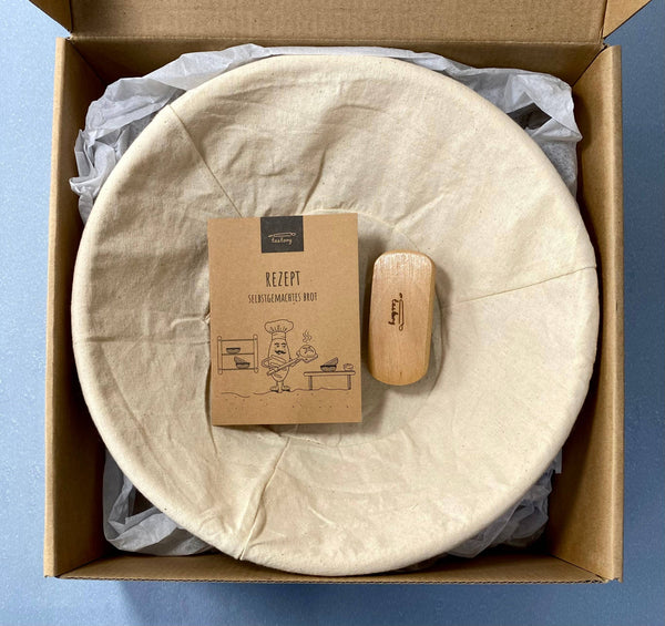 Gärkorb Set Ø 250mm DIY Brot Back Kit