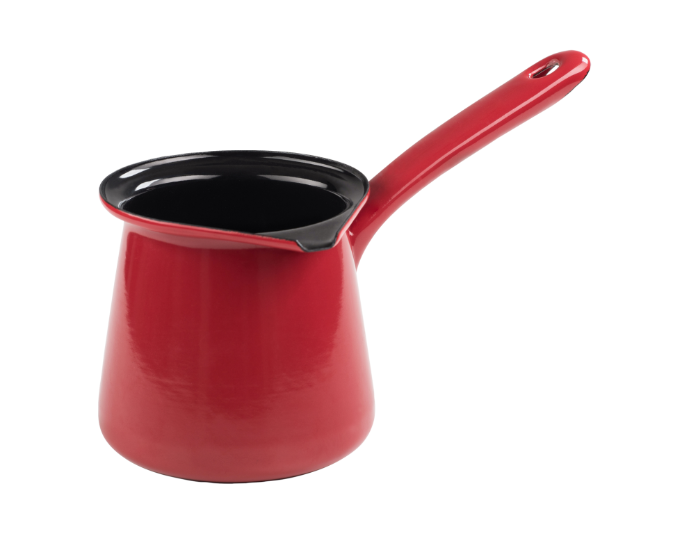 Kaffeekocher 11cm 0,75l rot Color