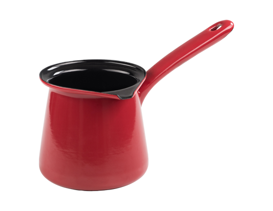 Kaffeekocher 11cm 0,75l rot Color