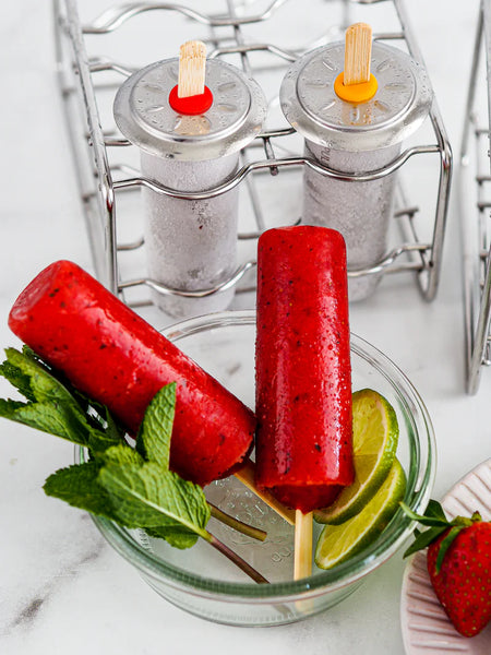 Eisformen PopsicleMold ECO Ice Pops (6 Stk.) rund Edelstahl