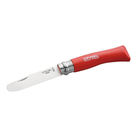 Kindertaschenmesser  No. 7 Edelstahl/Buche Rot