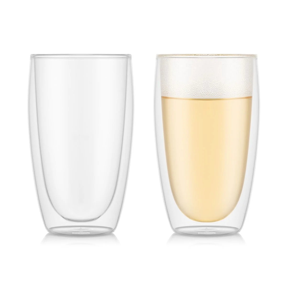 Glas Pavina doppelwandig, 0.45 l, Transparent 2 Stück