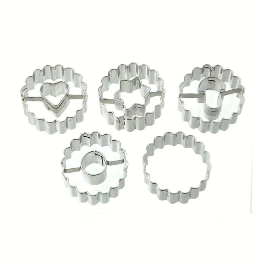 Ausst Mini Linzer EDS 5tlg Ausstecher