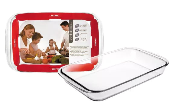 Auflaufform Borosilikat Glas 30 X 18 X 5 cm