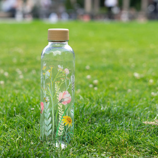 Trinkflasche Glas LET THE BEES BE 0,7 l