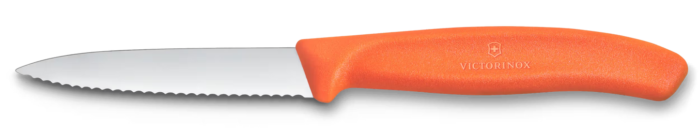 Gemüsemesser 8 cm Welle orange Swiss Classic
