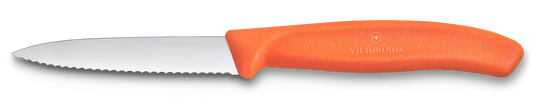 Gemüsemesser 8 cm Welle orange Swiss Classic
