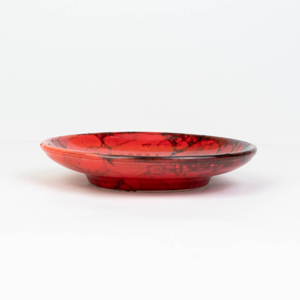 Keramikreibe "Pompas" 12cm für Knoblauch, Ingwer & Gewürze verschiedene Farben