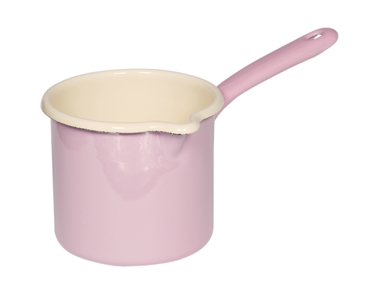 Schnabeltopf mit Stiel 12cm 1l rosa bunt