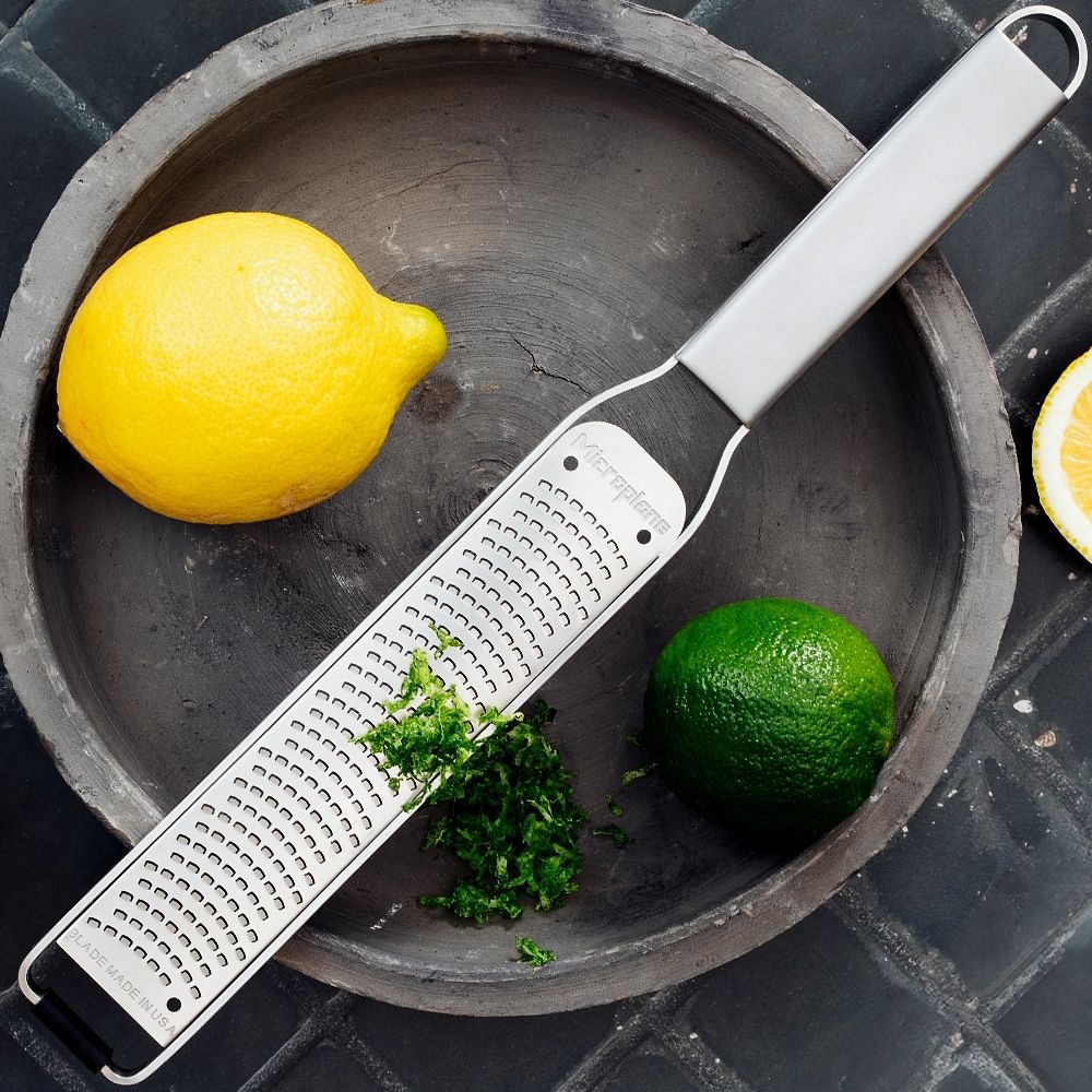 Zester-Reibe - Edelstahl - New Professional Serie