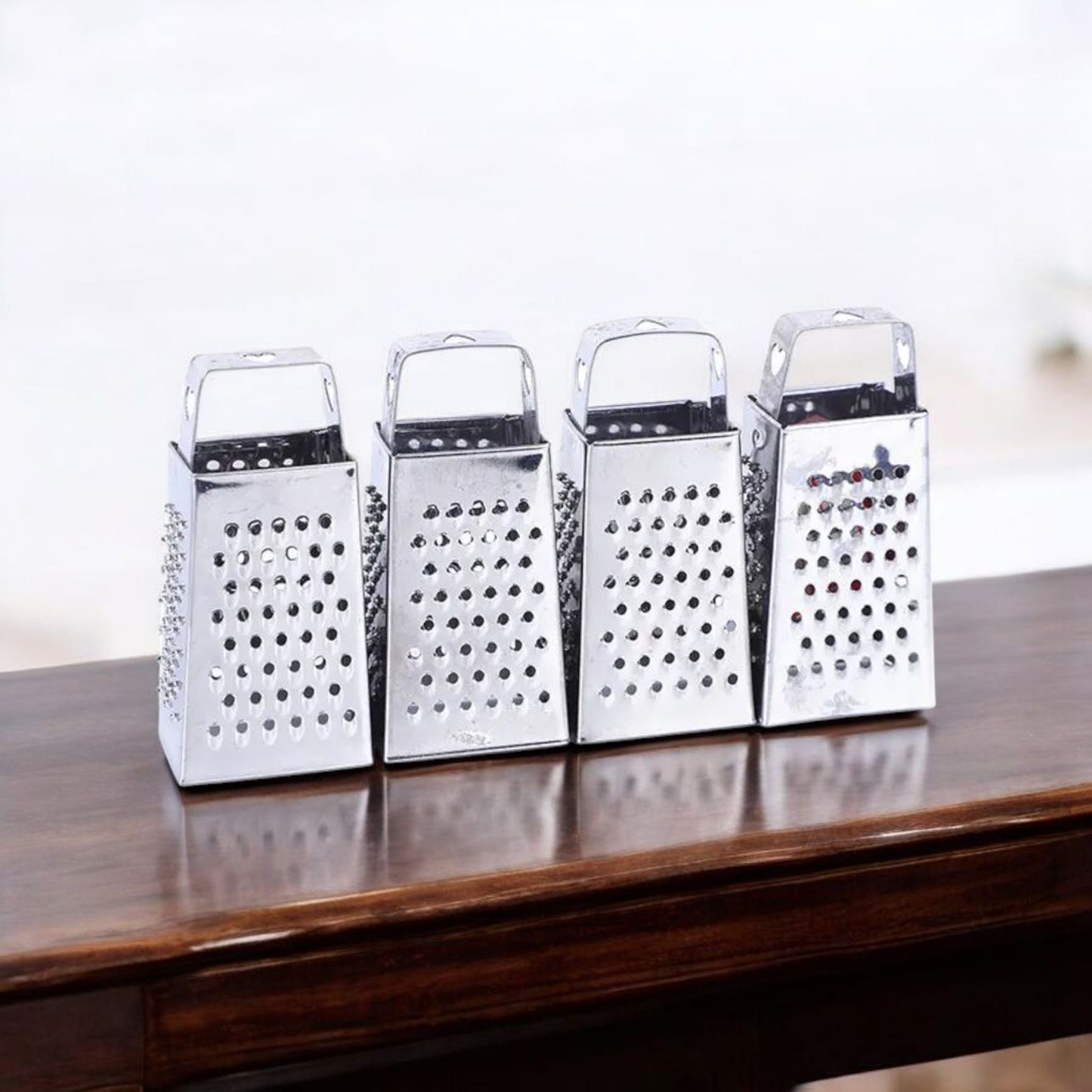 Mini-Vierkantreibe mit Herz Edelstahl silber