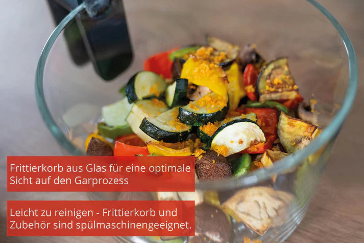 Heissluftfritteuse Glas