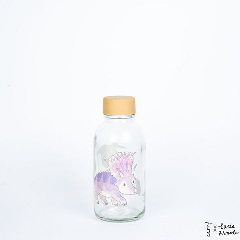 Trinkflasche Glas LITTLE DINO 0,4 l