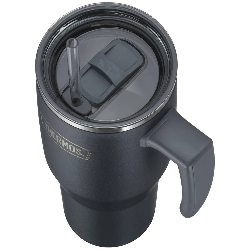 REFRESHING SERIES Isolierbecher 1,10 L | Mit Komfortgriff & Strohhalm