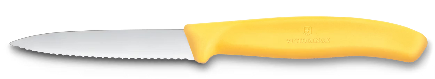 Gemüsemesser 8 cm Welle gelb Swiss Classic