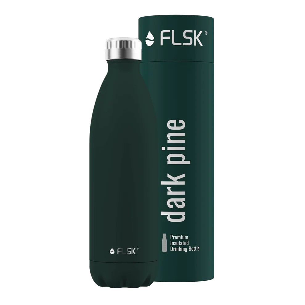 Trinkflasche FLSK 1l dark pine To-Go / Bottle
