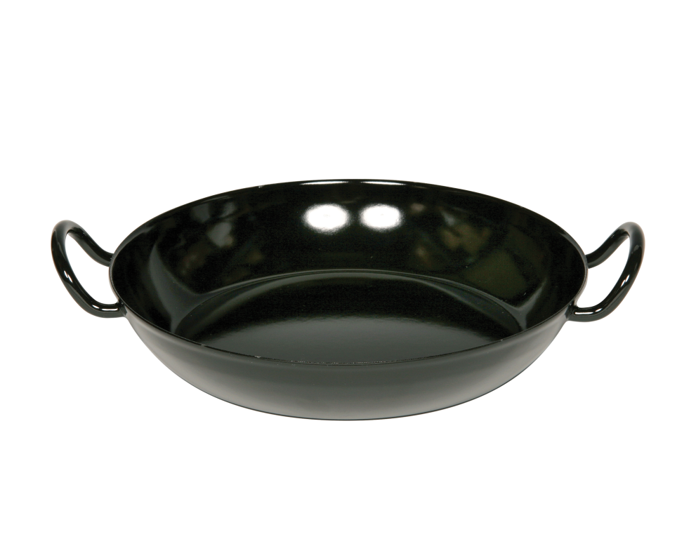 Schlemmerpfanne 20cm Schwarz Emaille