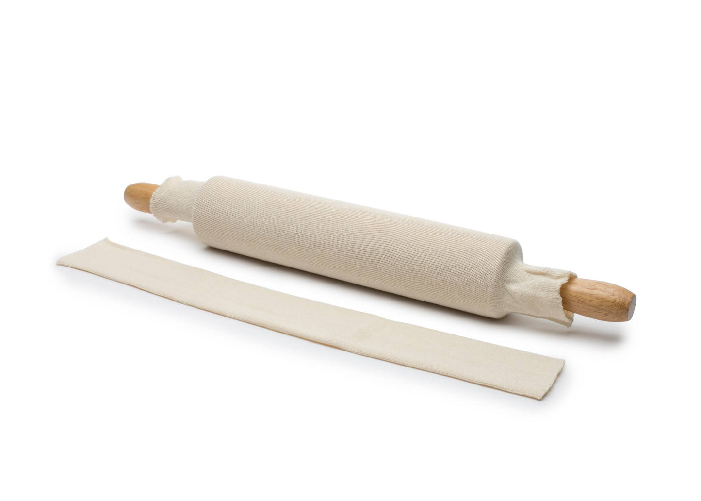 Überzug aus Baumwolle für Nudelholz, 2er-Set, 5,7 × 40,6 × 0,6 cm