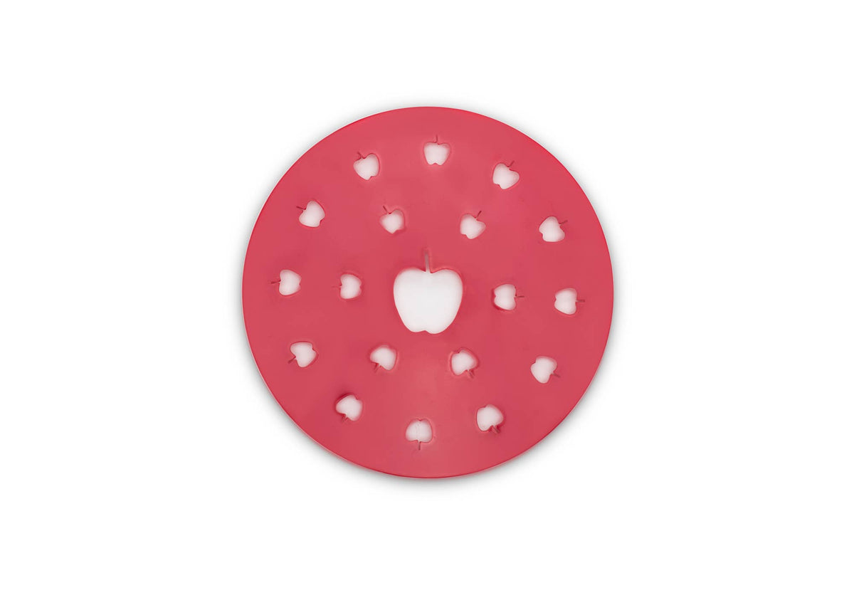 Ausstecher für Apfelkuchen, Kunststoff, Rot, ca. 24,1 × 24,1 cm  - 9,5 x 9,5 Zoll