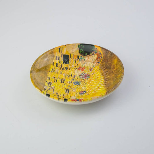 Keramikreibe "Klimmt Kunst" 12cm für Knoblauch, Ingwer & Gewürze
