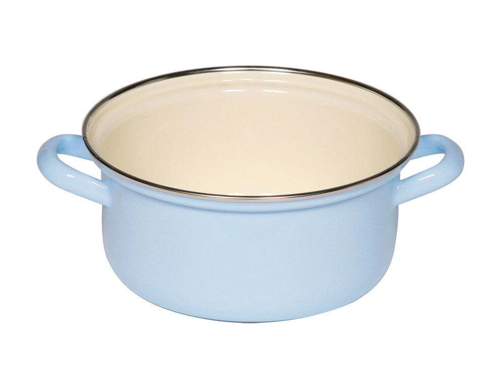 Kasserolle 18cm 1,5l blau Bunt ohne Deckel