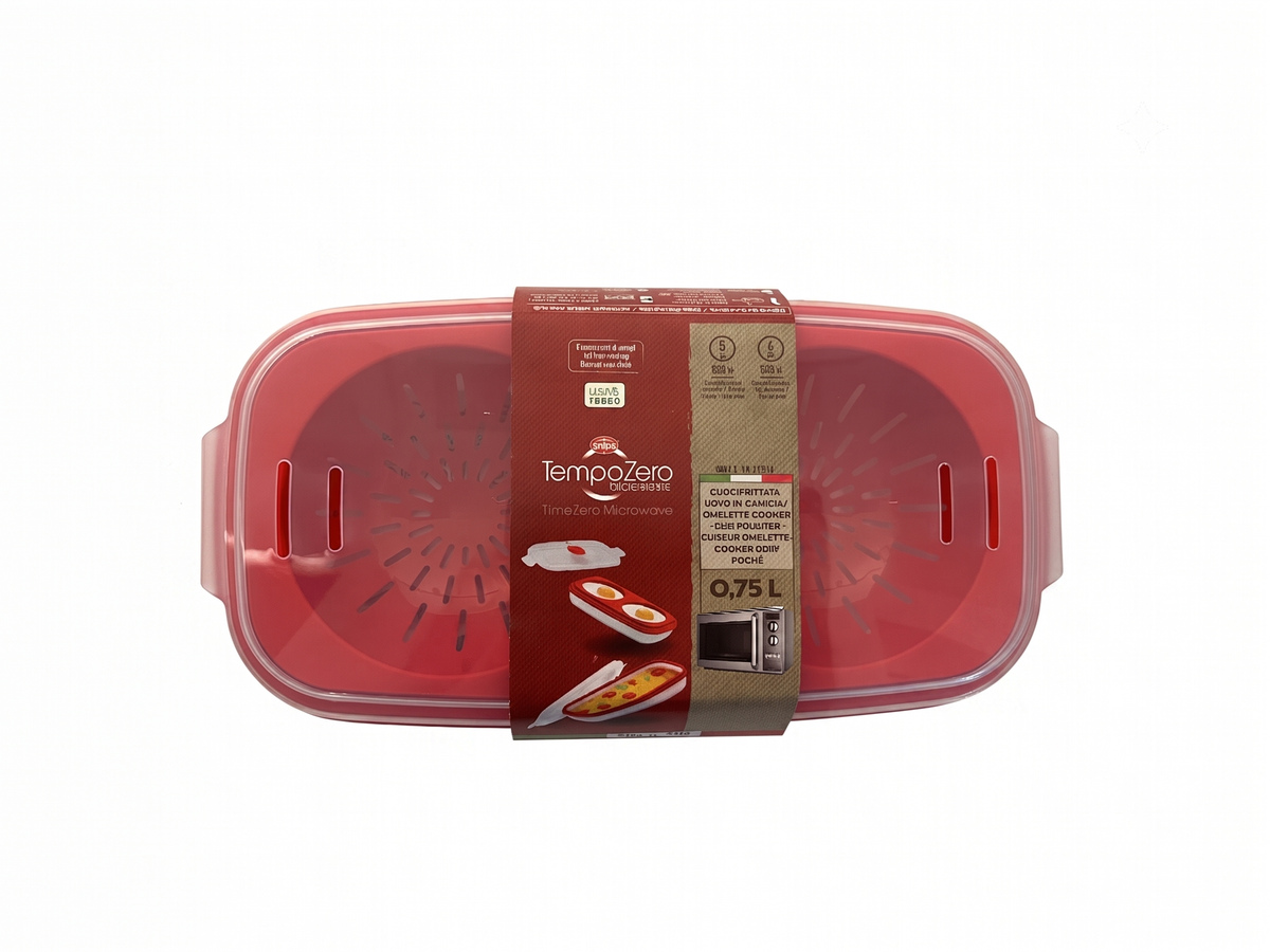 Pochiertes Ei und Omelett Mikrowellenkocher 0,75L